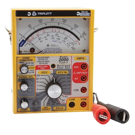 Analog Multimeter, 600 V, 30 A, 100 ohm MPN:2010