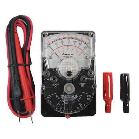 Analog Multimeter, 1, 200 V, 20 megaohm MPN:3018