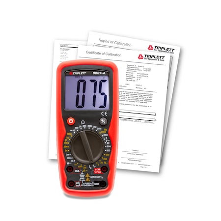 Triplett 9007A-NIST Manual Ranging DMM MPN:9007A-NIST