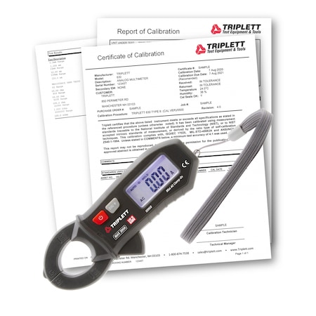 TRMS Mini Clamp Meter with NI 9200B 300A MPN:9200B-NIST