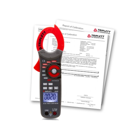 Triplett 9325-NIST 1000A TRMS Clamp Mete MPN:9325-NIST