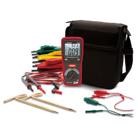 Earth Ground Tester Kit, 200V AC, Case MPN:EG480