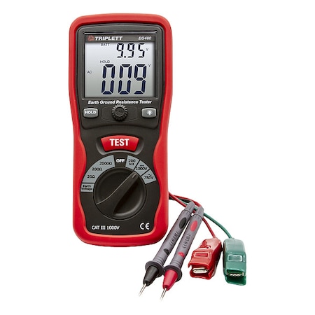 Earth Ground Tester Kit, 2000 ohm, Battery MPN:EG480-NIST