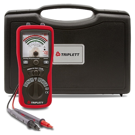Insulation Tester, 250/500/1000V, Analog MPN:MG420