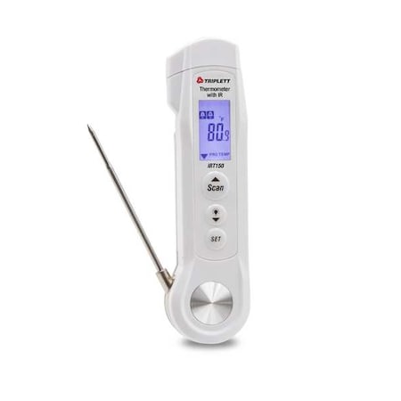 Stem Thermometer w/ IR For Food, 3