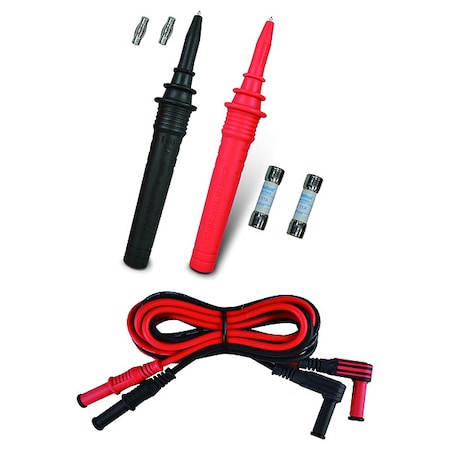 TestLeads, Black/Red, 1000V, 16AWG, 47/8ft MPN:TL15