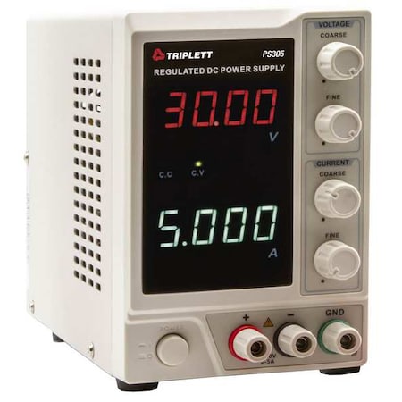 AC to DC Power Supply, 110/220V AC, 30V DC, 160W, 5A MPN:PS305