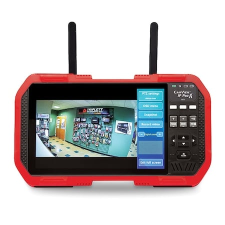 IP and HD Camera Tester, Gray/Red, Plastic MPN:8075
