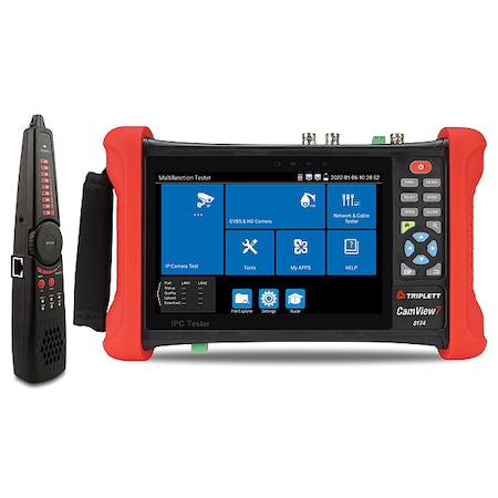 Camera Tester, 1 Input, Black/Red, 1.8