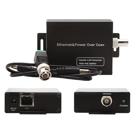 PoC Transmitter, Black, 48/57VDC MPN:POC-1TYNPOE