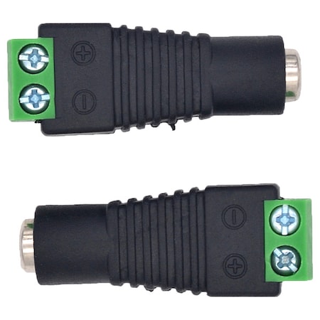 Female DC Plug to Terminal Block, PK10 MPN:TBFB-10PK