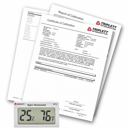 MINIHYGRO-THERMOMETER, Onboard, NIST MPN:RHT12-NIST