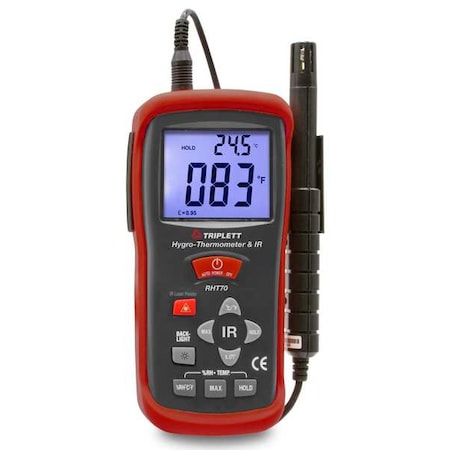 HygroThermowRemoteProbe/IR, Cabled, NoNIST MPN:RHT70