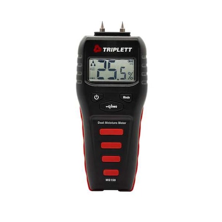 Moisture Meter, Pin/Pinless, 1inDepth MPN:MS150