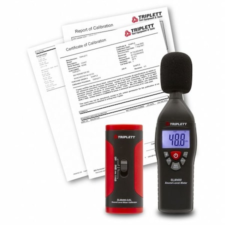 Noise Meter with NIST, Type 2, w/ Battery MPN:SLM400-NIST