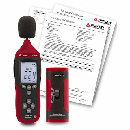 Noise Datalogger/Calibrator with NIST MPN:SLM600-KIT-NIST