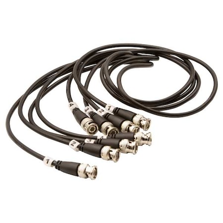 Cable Assembly, Black, 3 ft, PK4 MPN:301-RG59-301/36-4