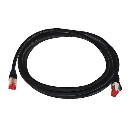 Voice and Data Patch Cable, 6A, 10 GBps MPN:CAT6A-10BK