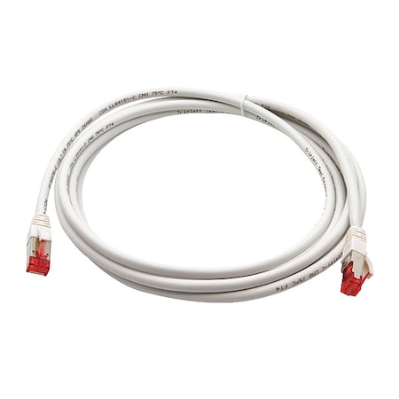Voice and Data Patch Cable, 6A, 10 GBps MPN:CAT6A-10WH