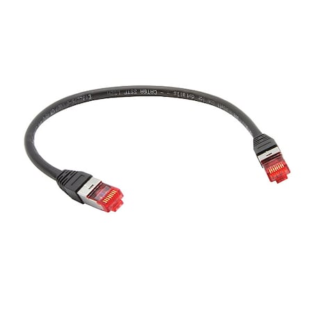 Voice and Data Patch Cable, 6A, 10 GBps MPN:CAT6A-1BK