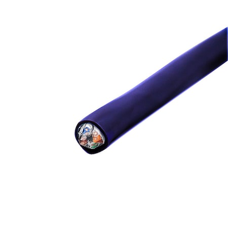 CAT7 SF/FTP Cable, Black, 1000ft, 23 AWG MPN:CAT7-1000BK
