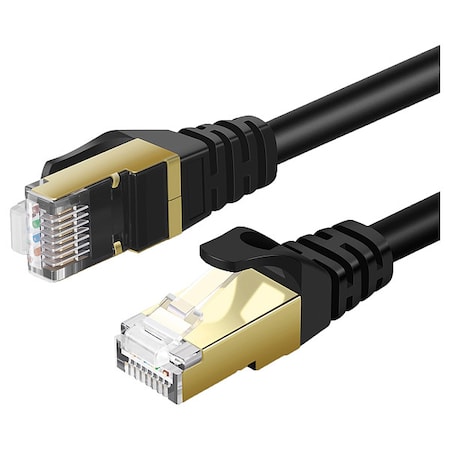 Patch Cable, Round, RJ45, Booted, 10 GBps MPN:CAT7-5BK