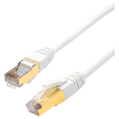 Patch Cable, Round, RJ45, Booted, 10 GBps MPN:CAT7-75WH