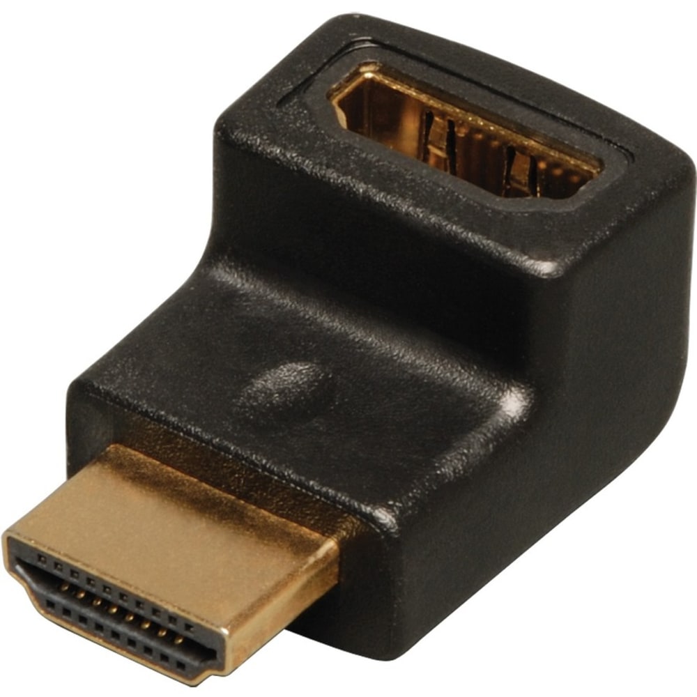 Eaton Tripp Lite Series HDMI Right Angle Up Adapter/Coupler (M/F), Black, P142000UP MPN:P142-000-UP