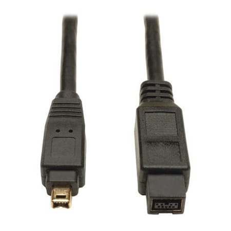 Firewire Cable, IEEE, 9pin/4pin, M/M, 6ft MPN:F019-006