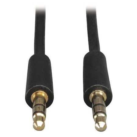 Audio Cable, Mini Stereo, 3.5mm, M/M, 12ft MPN:P312-012