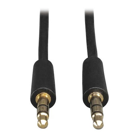 Audio Cable, Mini Stereo, 3.5mm, M/M, 15ft MPN:P312-015