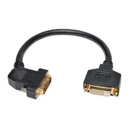 DVI Dual Cable, Left Plug, DVI-D M/M, 1ft MPN:P562-001-45L