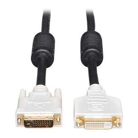 DVI Single Cable, TMDS, DVI-D M/M, 15ft, Length: 15 ft. MPN:P562-015