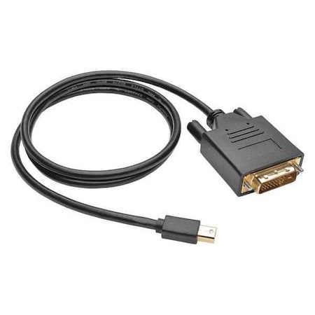 Mini DPort Cable, DVI, Adapter, M/M, 3ft MPN:P586-003-DVI-V2