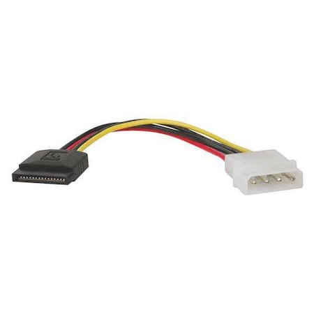 Serial ATA Cable, 4 Pin Molex, 15Pin, 20ft MPN:P944-06I