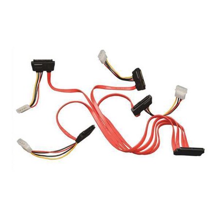 Internal SAS Cable, SFF8484, 4SFF8482, 24
