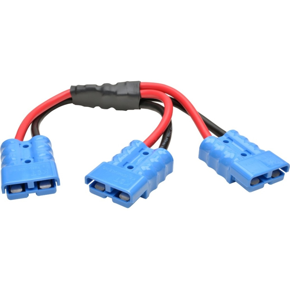 Eaton Tripp Lite Series Y Splitter Cable for Select Battery Packs, Blue 175A DC Connectors, 1 ft. (0.3 m), 48VDCSPLITTER MPN:48VDCSPLITTER