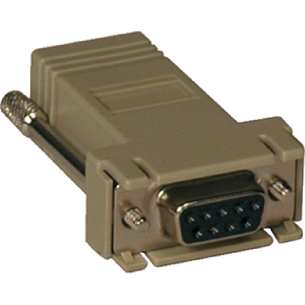 Eaton Tripp Lite Series Modular Serial Adapter Crossover Wiring (Db9 F To Rj45 F), B090A9Fx MPN:B090-A9F-X