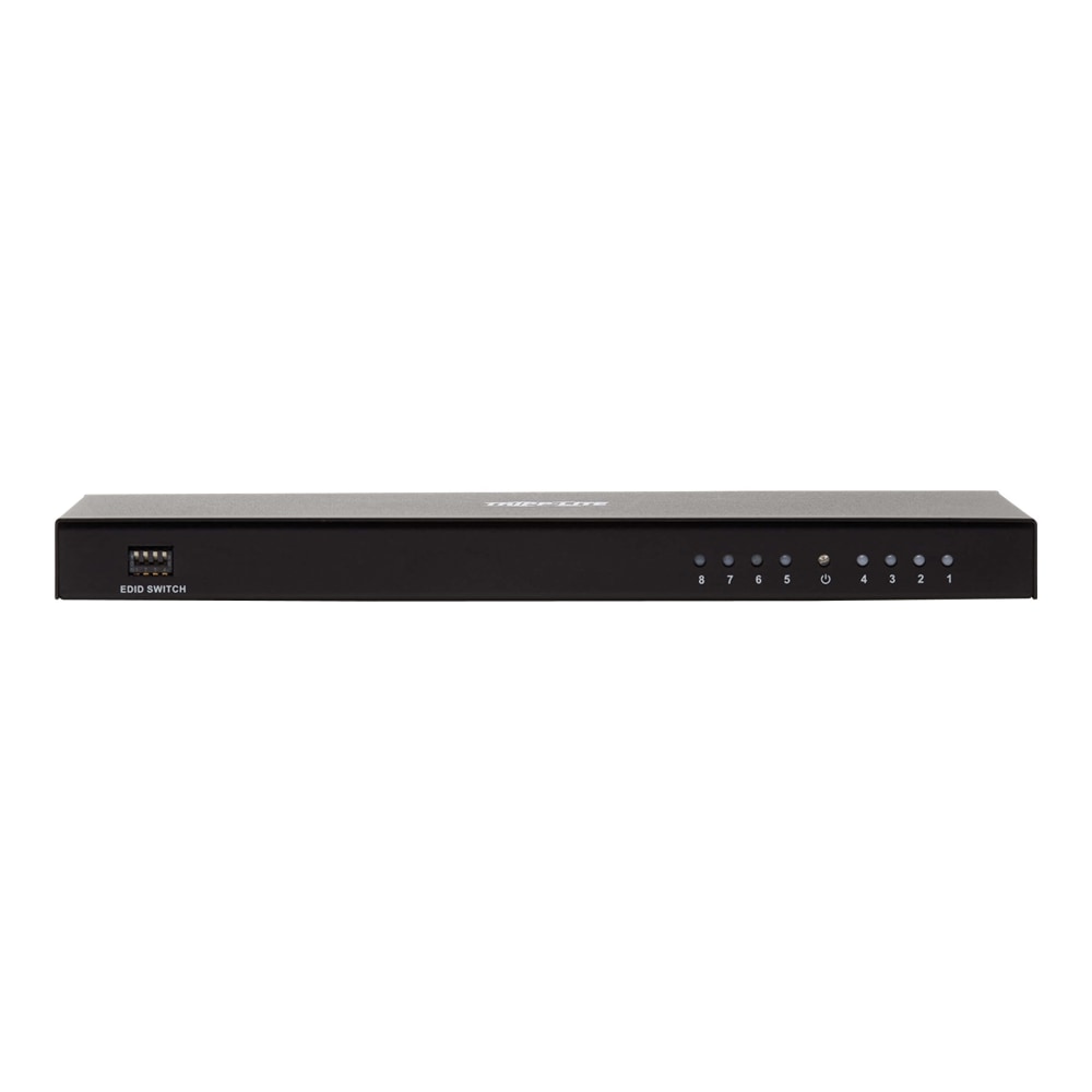 Tripp Lite HDMI Splitter 8-Port 4K @ 60Hz HDMI HDCP 2.2 EDID Management - Video/audio splitter - 8 x HDMI - desktop, rack-mountable MPN:B118-008E-UHD-2