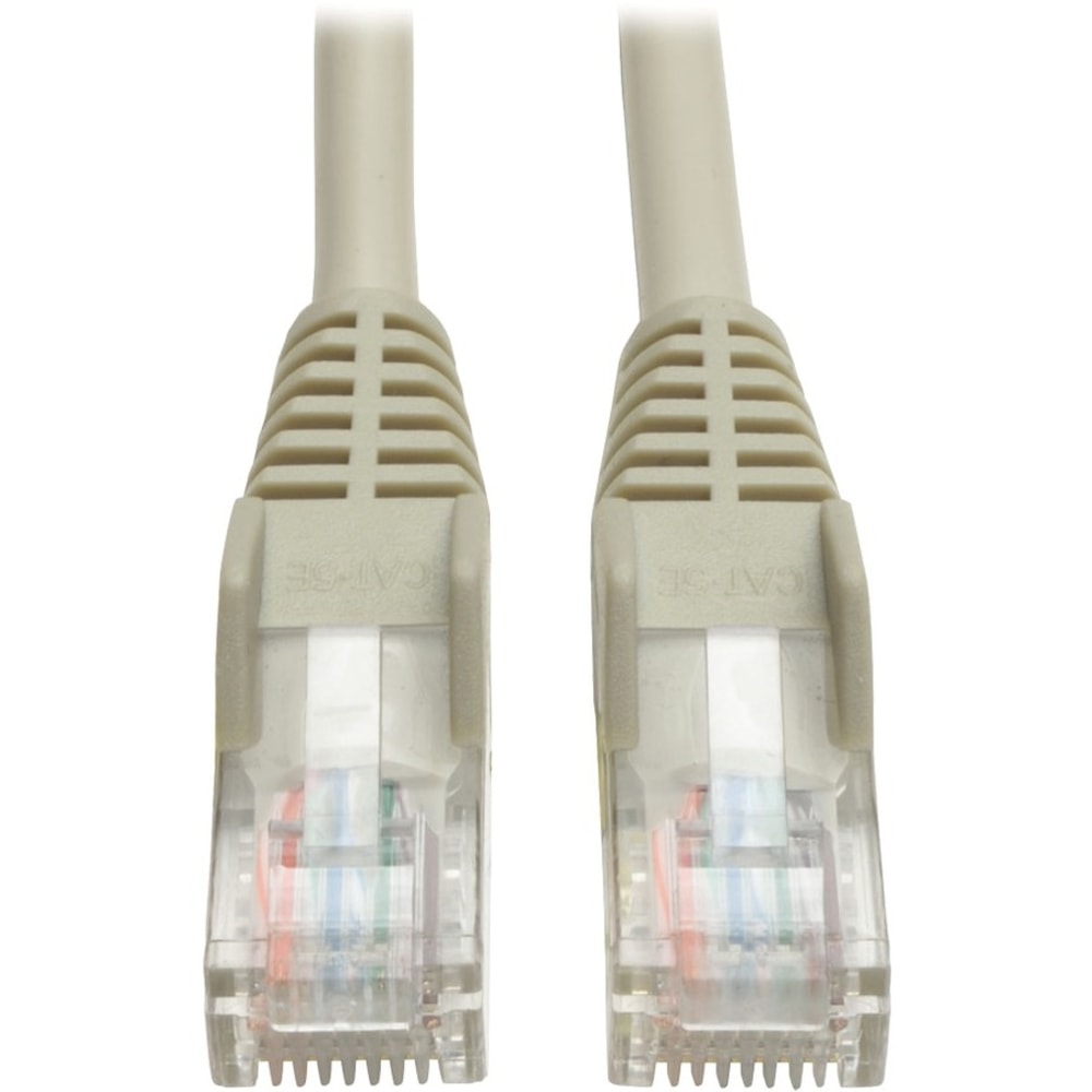 Eaton Tripp Lite Series Cat5e 350 MHz Snagless Molded (UTP) Ethernet Cable (RJ45 M/M), PoE - Gray, 7 ft. (2.13 m) - N001007GY MPN:N001-007-GY