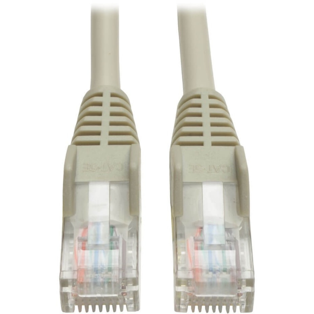 Eaton Tripp Lite Series Cat5e 350 MHz Snagless Molded (UTP) Ethernet Cable (RJ45 M/M), PoE, Gray, 150 ft. (45.72 m), N001150GY MPN:N001-150-GY