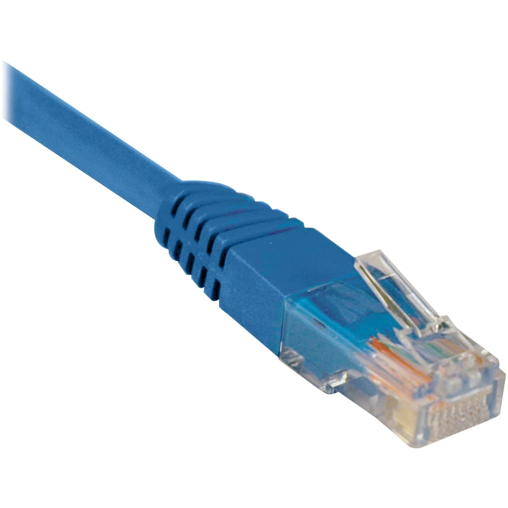 Eaton Tripp Lite Series Cat5e 350 MHz Molded (UTP) Ethernet Cable (RJ45 M/M), PoE - Blue, 14 ft. (4.27 m) - N002014BL MPN:N002-014-BL
