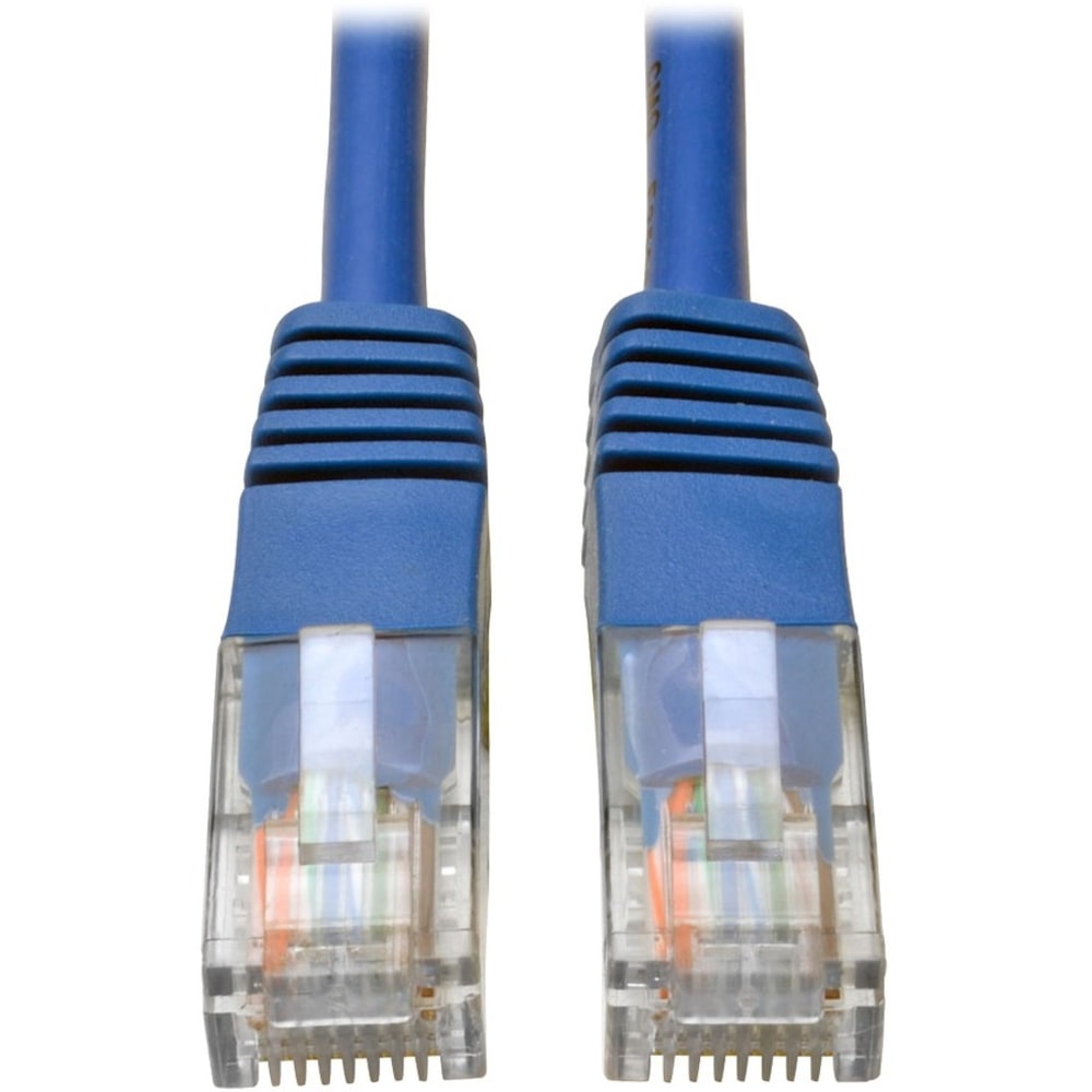 Eaton Tripp Lite Series Cat5e 350 MHz Molded (UTP) Ethernet Cable (RJ45 M/M), PoE - Blue, 20 ft. (6.09 m) - N002020BL MPN:N002-020-BL