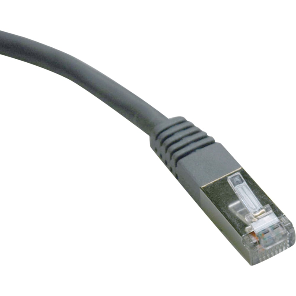 Eaton Tripp Lite Series Cat6 Gigabit Molded Shielded (FTP) Ethernet Cable (RJ45 M/M), PoE, Gray, 50 ft. (15.24 m) - N125050GY MPN:N125-050-GY