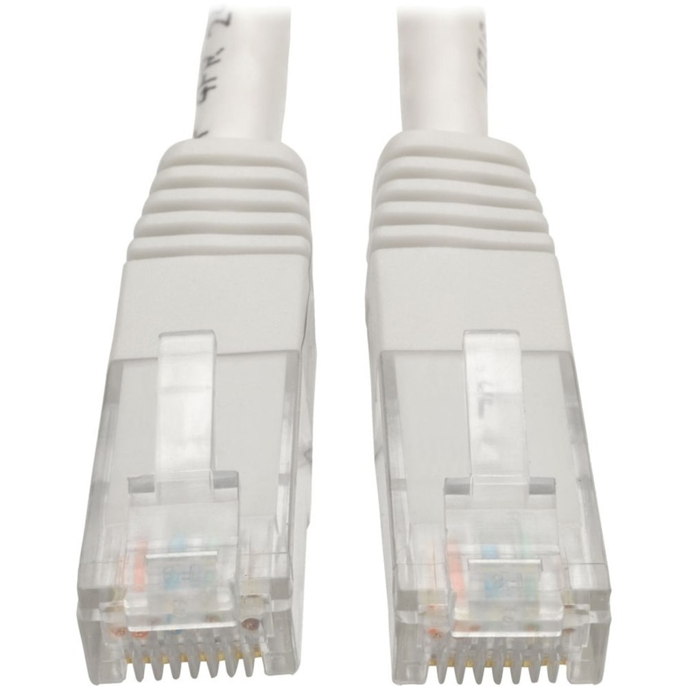 Tripp Lite Cat6 Gigabit Molded (UTP) Ethernet Cable (RJ45 M/M) PoE White 1 ft. (0.31 m), N200001WH MPN:N200-001-WH