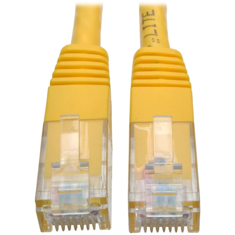 Tripp Lite 3ft Cat6 Gigabit Molded Patch Cable RJ45 M/M 550MHz 24AWG Yellow MPN:N200-003-YW