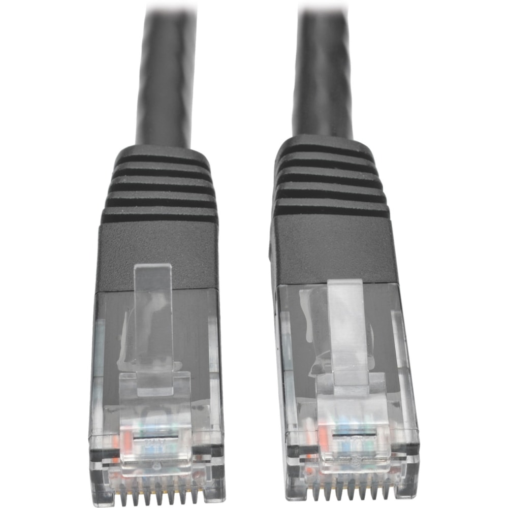 Tripp Lite Cat6 Gigabit Molded Patch Cable RJ45 M/M 550MHz 24 AWG Black 6ft MPN:N200-006-BK