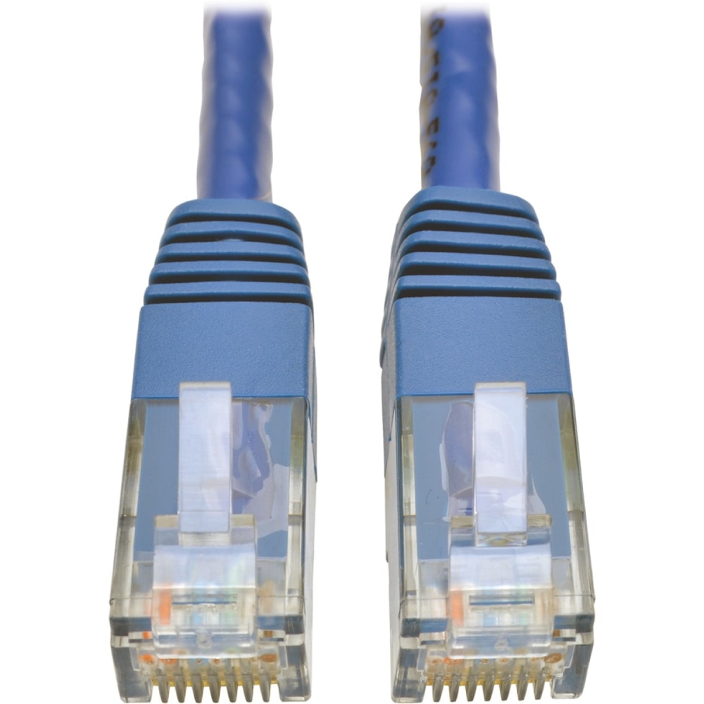 Tripp Lite Cat6 Gigabit Molded Patch Cable RJ45 M/M 550MHz 24 AWG Blue 6ft MPN:N200-006-BL