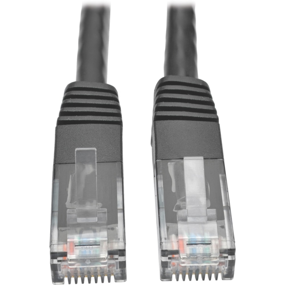 Tripp Lite Cat6 Gigabit Molded Patch Cable (RJ45 M/M), Black, 14 ft - 14 ft Category 6 Network Cable - N200014BK MPN:N200-014-BK