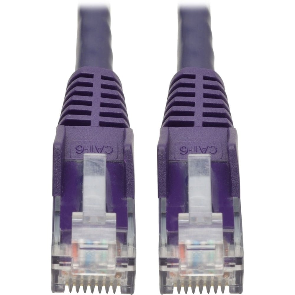 Tripp Lite Cat6 Snagless Molded Ethernet Cable, 6ft, Purple MPN:N201-006-PU